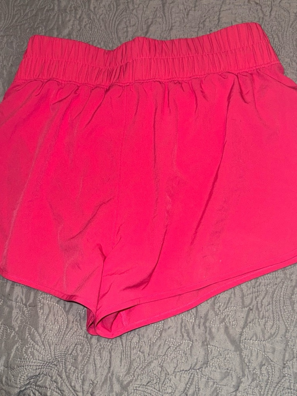 Yogalicious Neon Pink High-Rise Athletic Shorts
